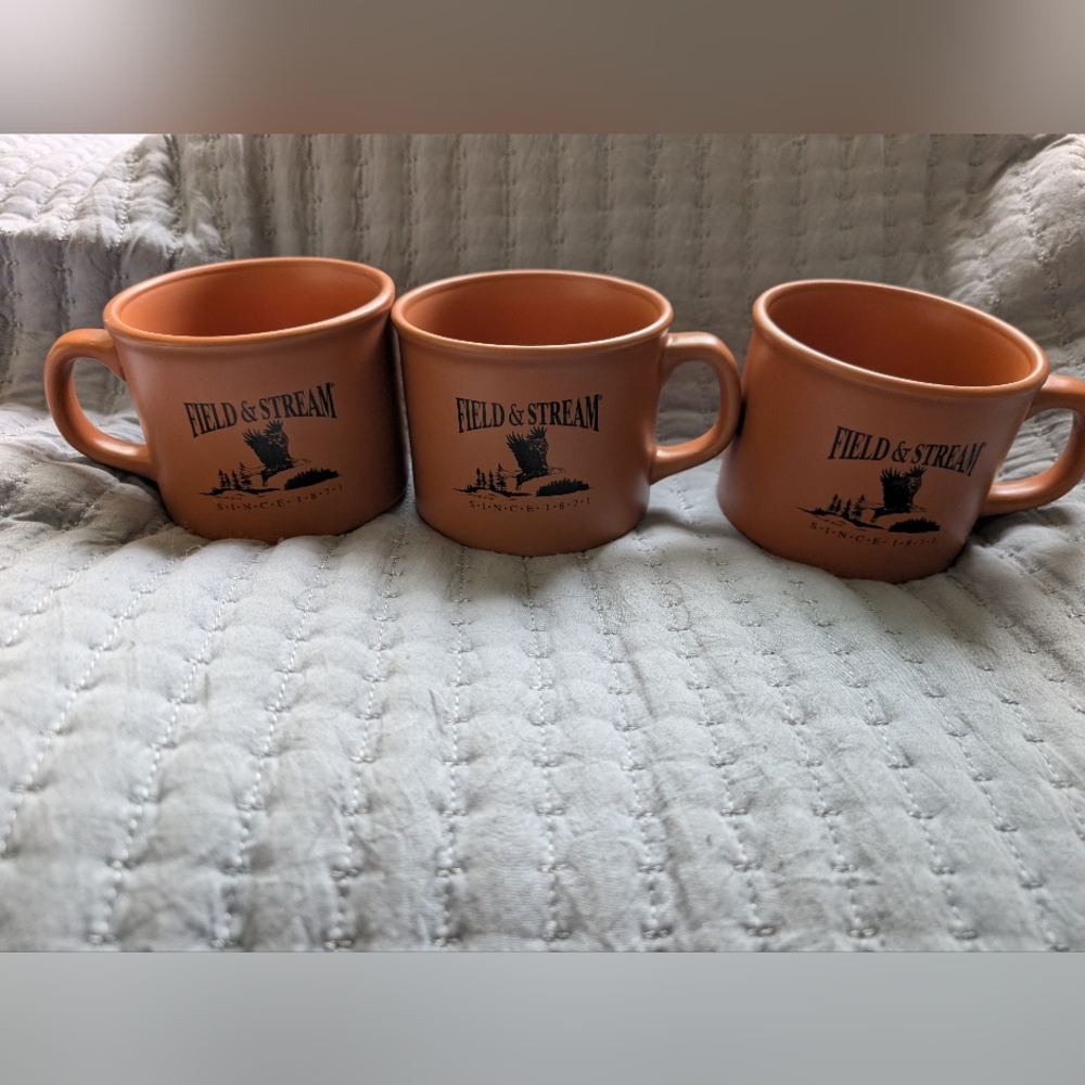 Field & Stream Terracotta Mug Trio